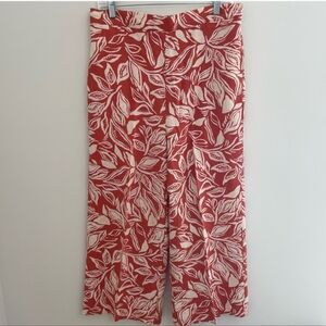NWOT Wide Leg Linen Blend Pant - Size L